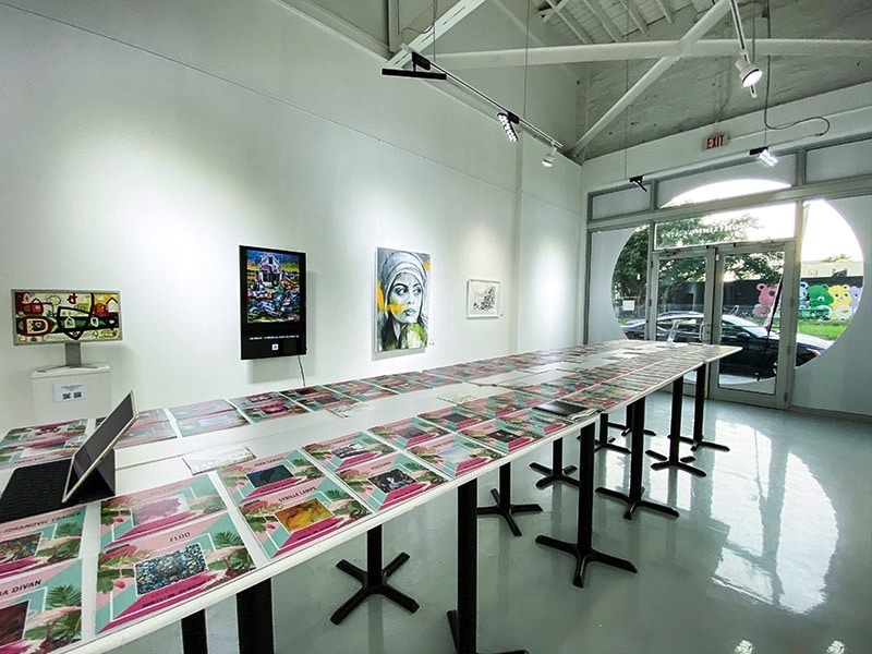Inside the Eduardo Lira Art Gallery for the Miami 2.0 Artbox Show 2019!