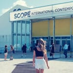 Entrance to the SCOPE Art Show, Miami Beach!