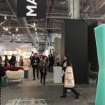 People enjoying the AD Design Show inside the Javits Center in NYC 2019