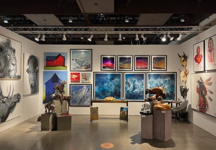 Reno - Tahoe Art Show, Summit Gallery. Contemporary oil paintings by artist Cynthia McLoughlin.