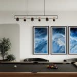 A contemporary mountain oil painting on metal panel by artist Cynthia McLoughlin